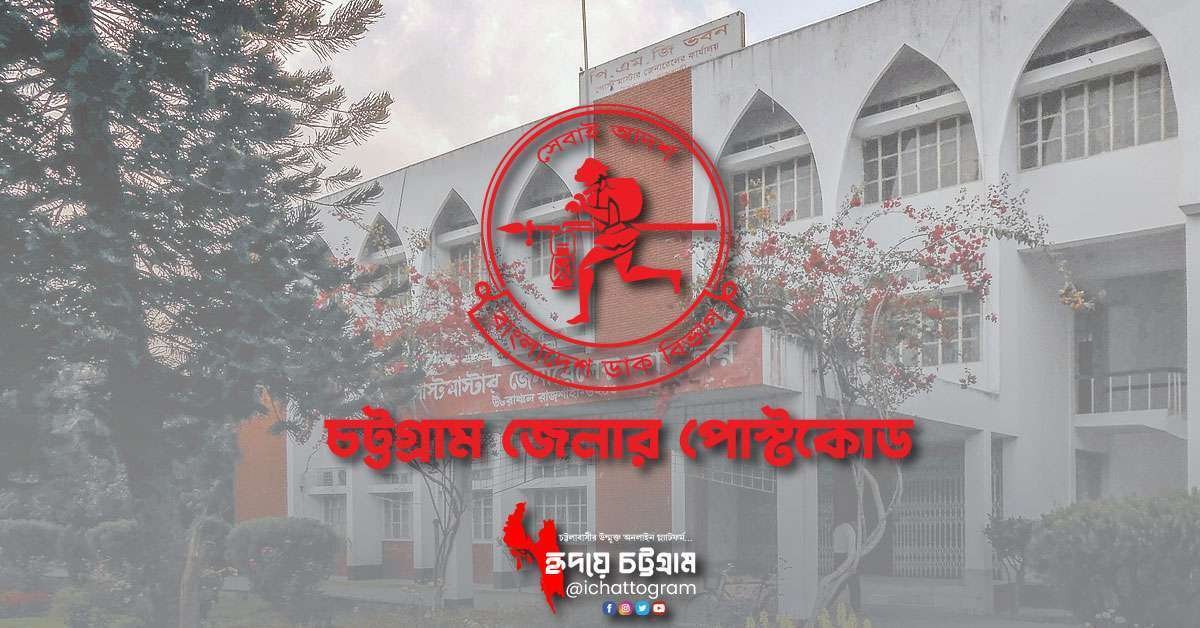 চট্টগ্রাম জেলার পোস্টকোড